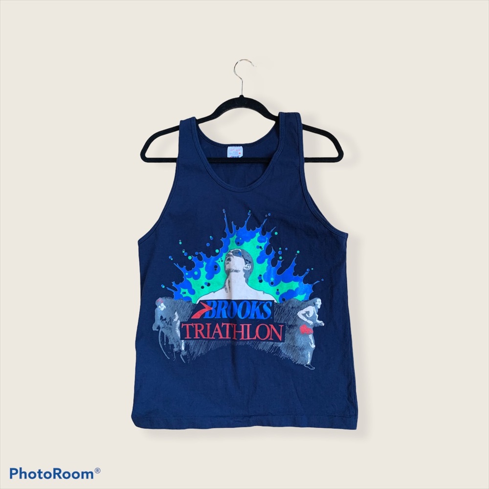 Vintage Brooks Triathlon Tank-top